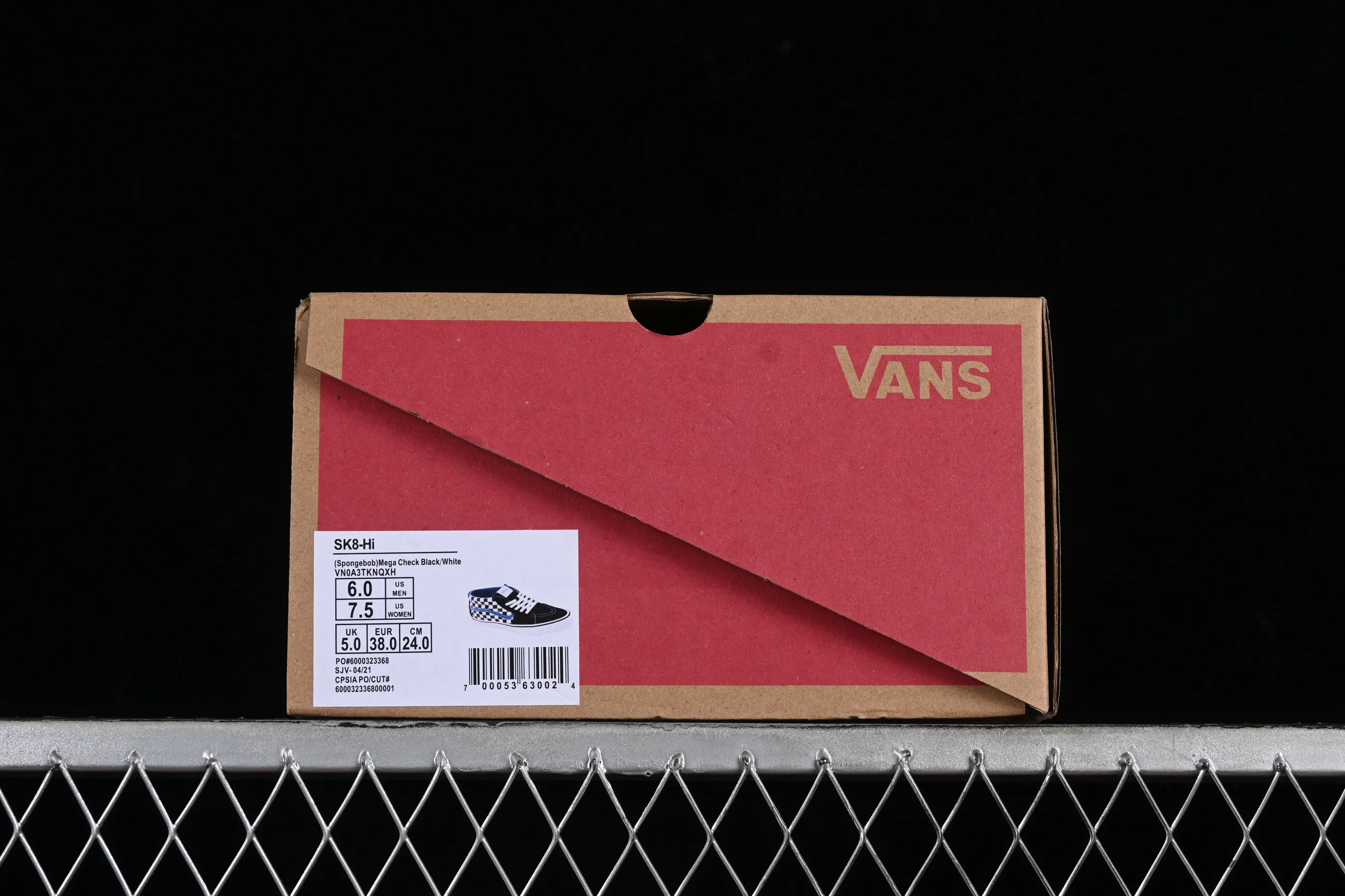 All categories Vans Vans series Vans Mid Vans SK8-Mid x Liberaiders Qianzhihe joint black and white checkerboard mid-top casual sneakers VN0A3TKNQXH